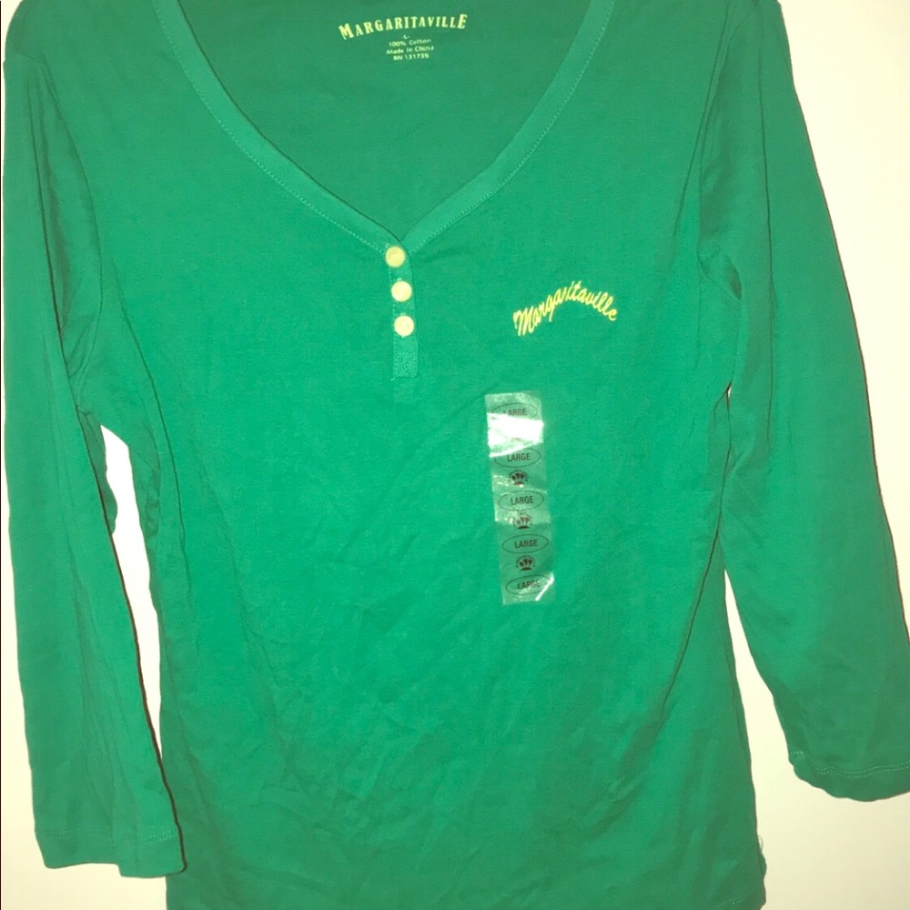 Margaritaville 3/4 sleeve NWT